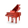 Piano de Cola Fazioli F156 Rojo